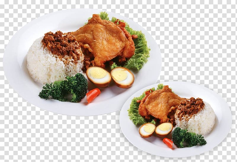 Fried chicken Fried rice Omurice Bento, Then the chicken steak transparent background PNG clipart