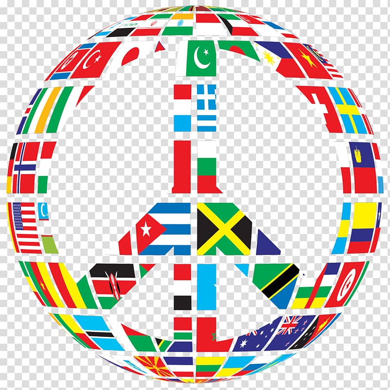 World Peace symbols Peace flag , peace sign transparent background PNG clipart