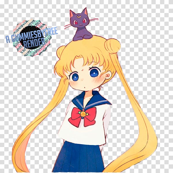 Sailor Moon Chibiusa Sailor Venus Sailor Mercury ChibiChibi, sailor moon transparent background PNG clipart