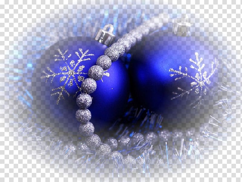 Christmas decoration Santa Claus New Year Mobile Phones, blue wreath transparent background PNG clipart