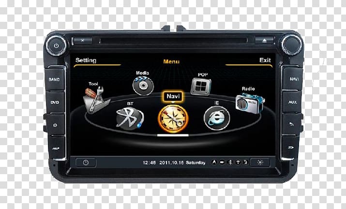 Toyota Car GMC Acadia GPS Navigation Systems, Volkswagen Polo Mk5 transparent background PNG clipart