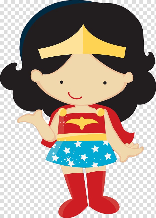 Diana Prince YouTube Superhero Female , little superman transparent background PNG clipart