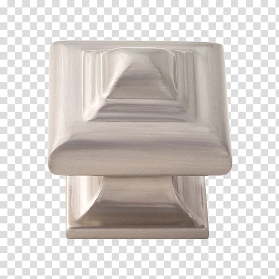 Alno Geometric Square Knob Finish: Satin Nickel Product design Geometry Rectangle, kitchen shelf transparent background PNG clipart