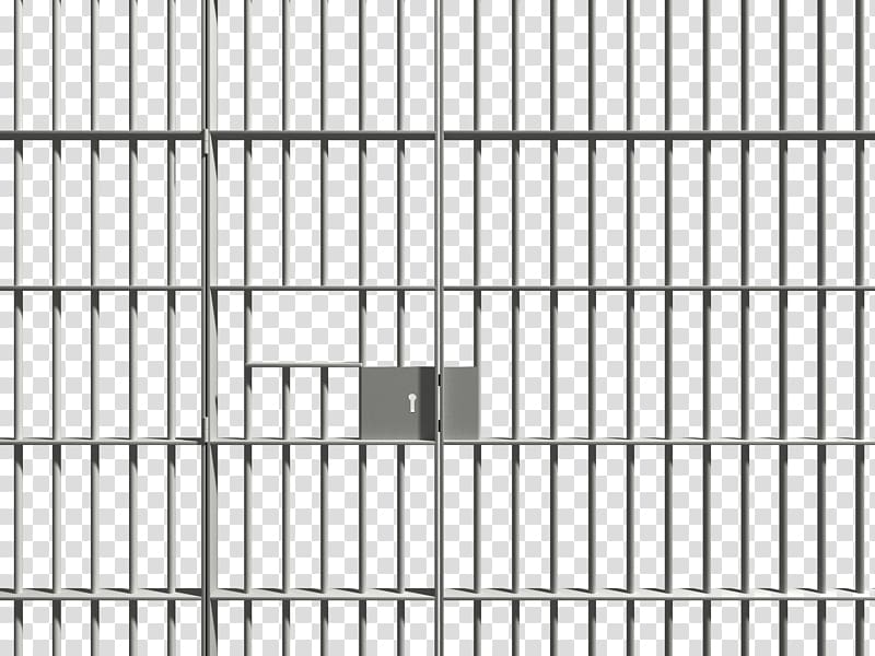 gray metal gate graphic , Prison cell , Jail transparent background PNG clipart