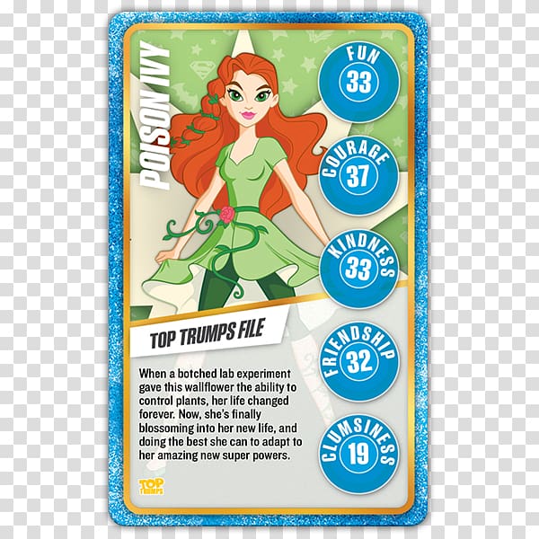 Game Top Trumps Batgirl Bumblebee Wonder Woman, batgirl transparent background PNG clipart