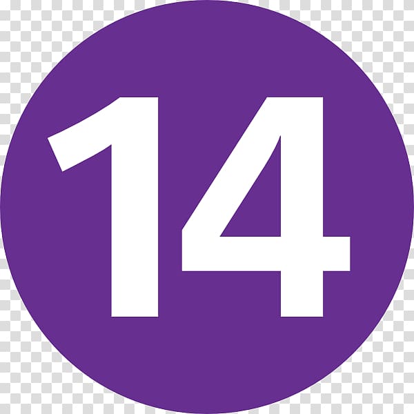 number 14 clipart