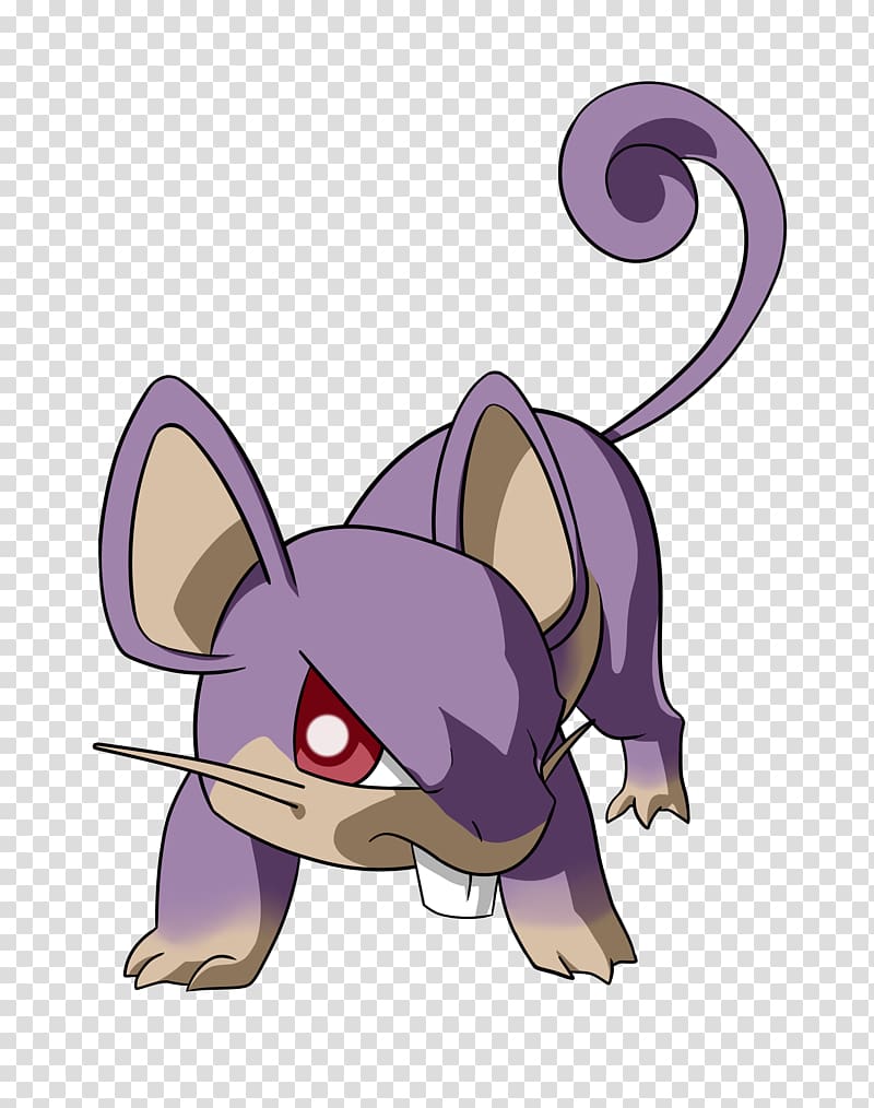 Pokémon FireRed and LeafGreen Rattata Pokémon Red and Blue Raticate, Idle Animations transparent background PNG clipart