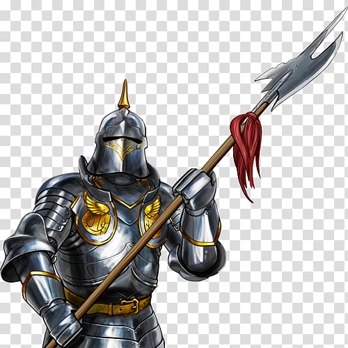 The Battle for Wesnoth Halberd Spear Knight Melee, halberd transparent background PNG clipart