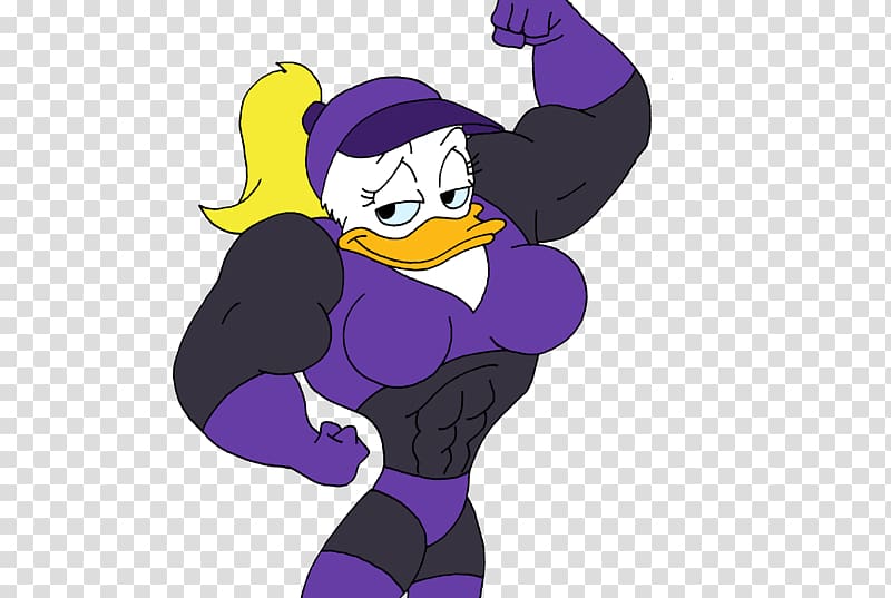 Muscle hypertrophy Bodybuilding Art, daisy duck transparent background PNG clipart