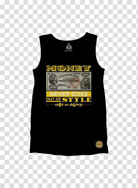 T-shirt Active Tank M Sleeveless shirt United States one hundred-dollar bill, Cash on Delivery transparent background PNG clipart