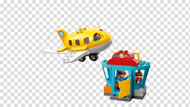 LEGO 10590 DUPLO Airport Toy Airplane, toy transparent background PNG clipart