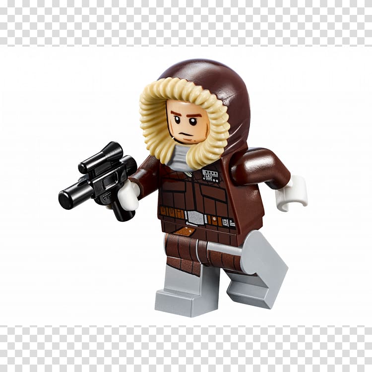 Han Solo Lego minifigure Hoth Lego Star Wars, toy transparent background PNG clipart