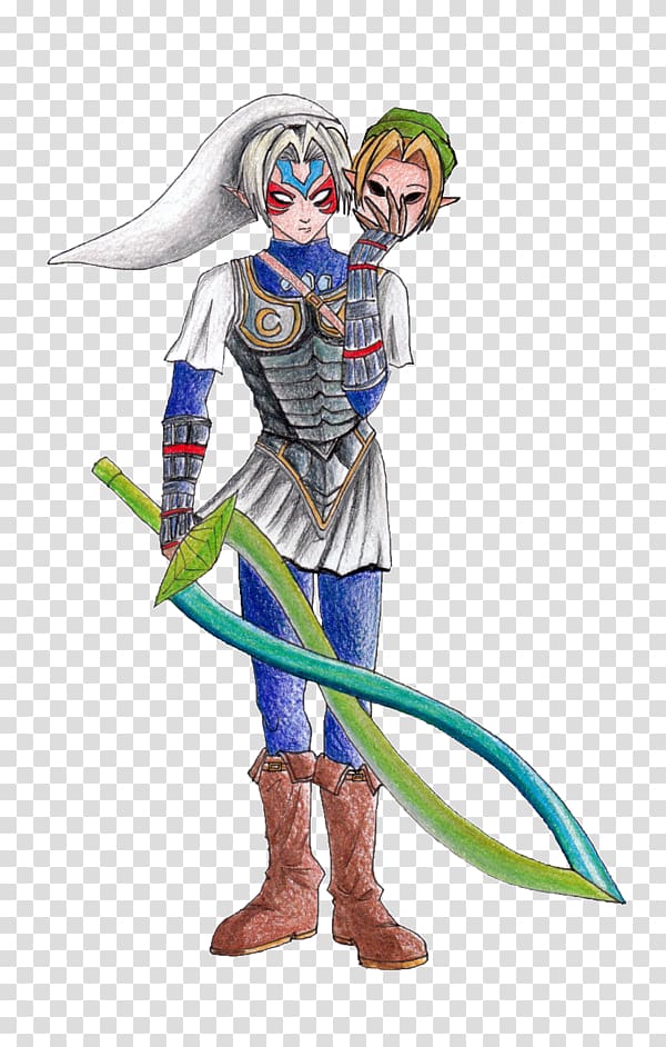 Deity Link Drawing Goddess The Legend of Zelda: Majora\'s Mask, fierce transparent background PNG clipart