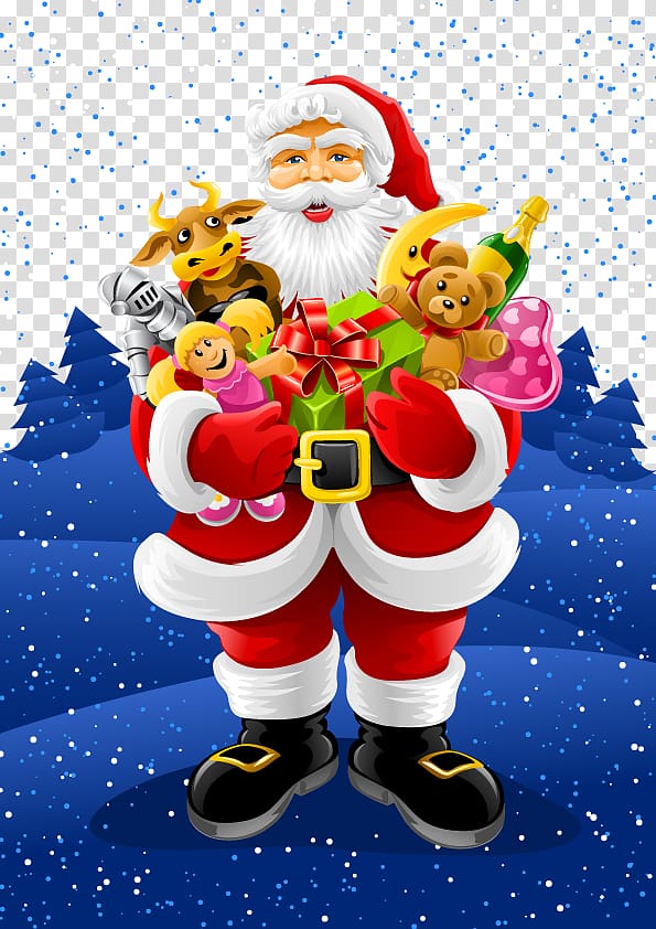 Santa Claus Christmas Coloring book Adult Gift, Santa Claus transparent background PNG clipart