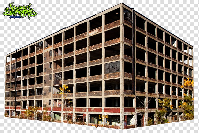 Michigan Central Station Packard Automotive Plant Husvik Ghost town Butlin\'s Mosney, building transparent background PNG clipart