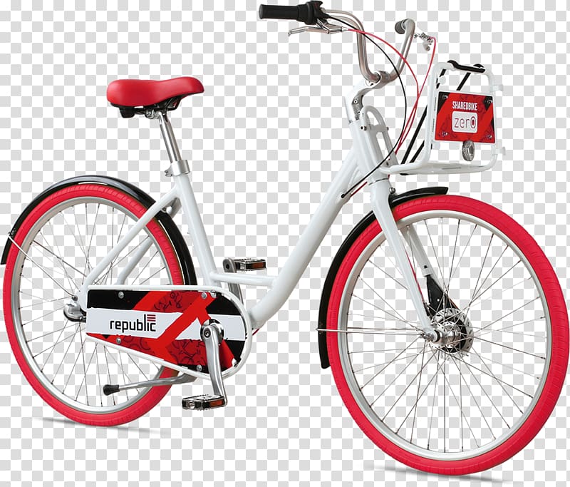 Bicycle sharing system Car Step-through frame Electric bicycle, sharing bikes transparent background PNG clipart