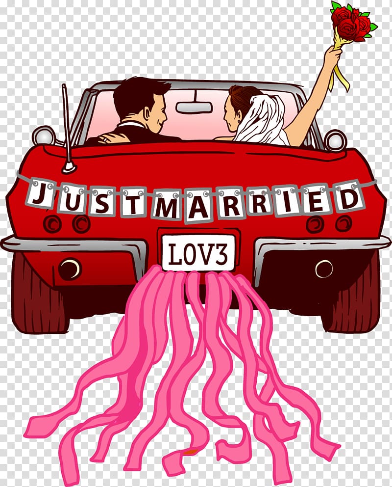 Wedding invitation Marriage proposal, wedding car transparent background PNG clipart