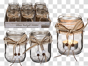 Glass Christmas Gift Candlestick, glass transparent background PNG clipart thumbnail