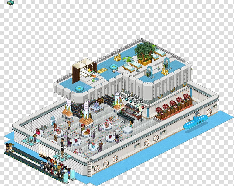 Habbo Party Boat Game Room, yacht party transparent background PNG clipart