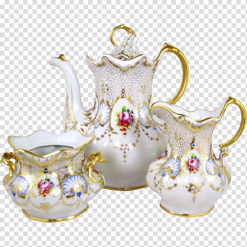 Teapot Porcelain Creamer Saucer, Chinese Teapot transparent background PNG clipart