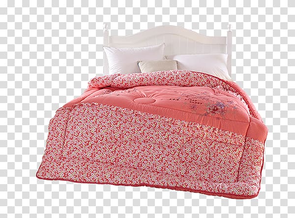 Textile Bedding Blanket, bed transparent background PNG clipart