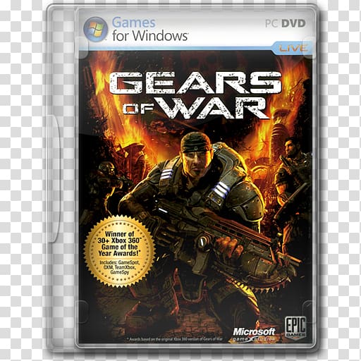 Gears of War 2 Gears of War 3 Gears of War 4 Xbox 360, Gears of war 4 transparent background PNG clipart
