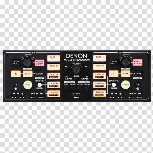 DJ controller Scratch Live MIDI Controllers Denon, Music bg transparent background PNG clipart