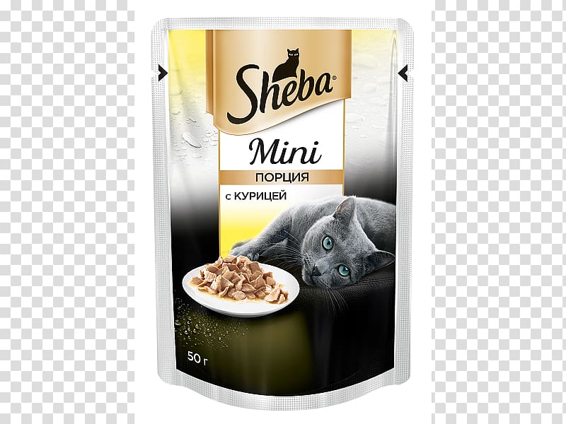 Cat Food Chicken Sheba Fodder, Cat transparent background PNG clipart
