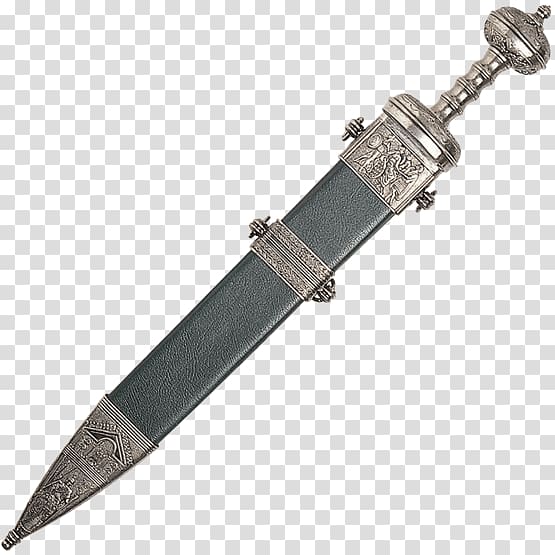 Ancient Rome Roman Empire Gladius Sword Spatha, Sword transparent background PNG clipart