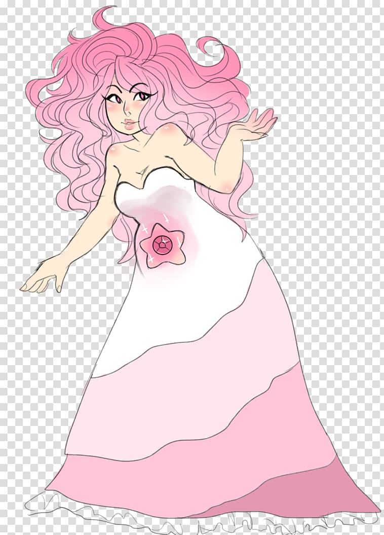 Rose quartz Drawing Manga, manga transparent background PNG clipart