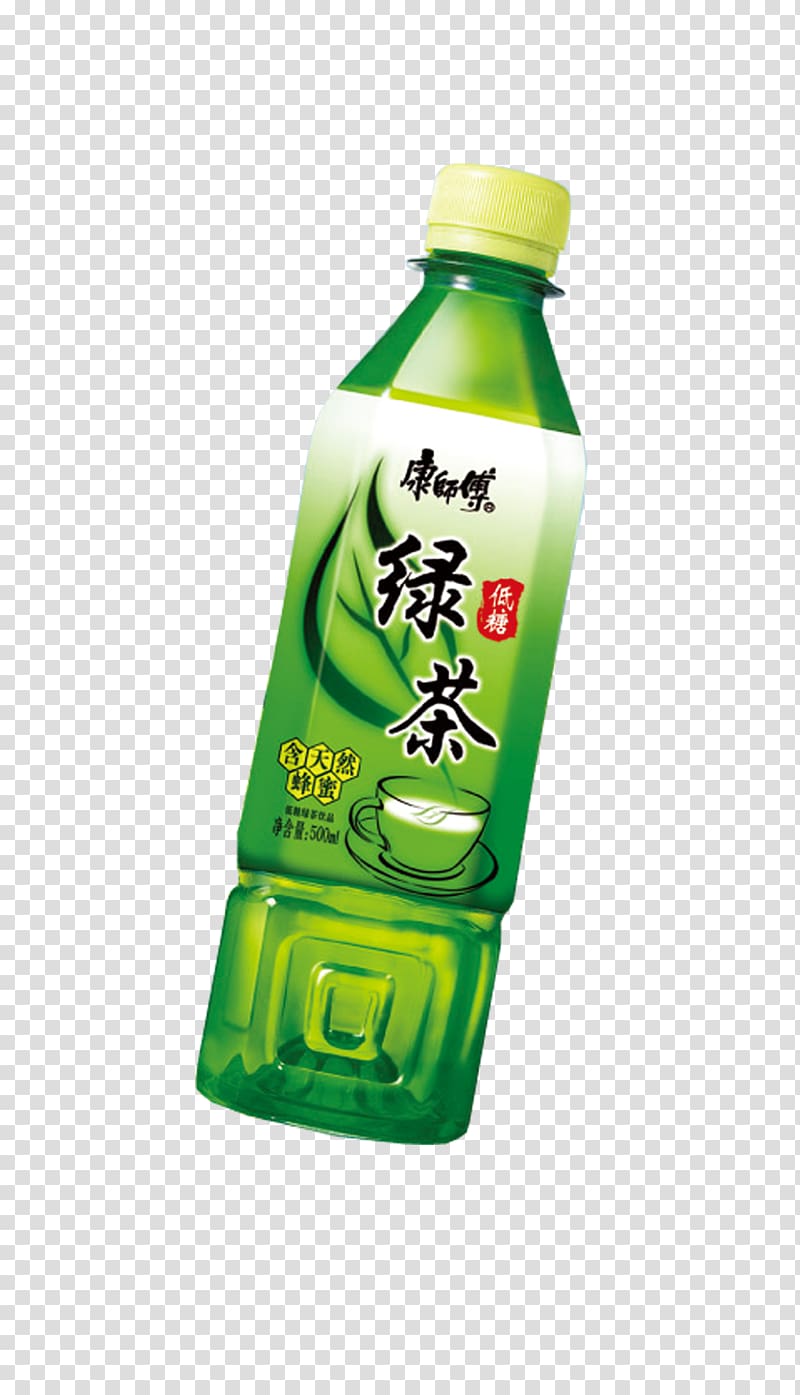 Green tea Coca-Cola Iced tea Tingyi (Cayman Islands) Holding Corporation, A bottle of ordinary green tea transparent background PNG clipart