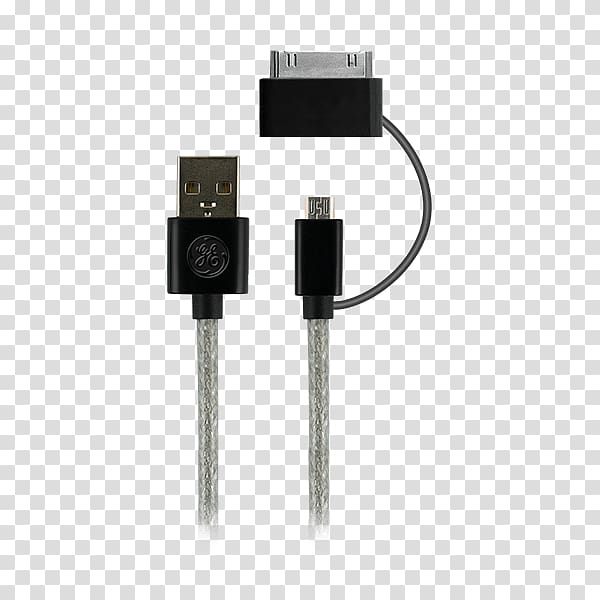Electrical cable Battery charger iPhone 4S Micro-USB, Usb 30 transparent background PNG clipart