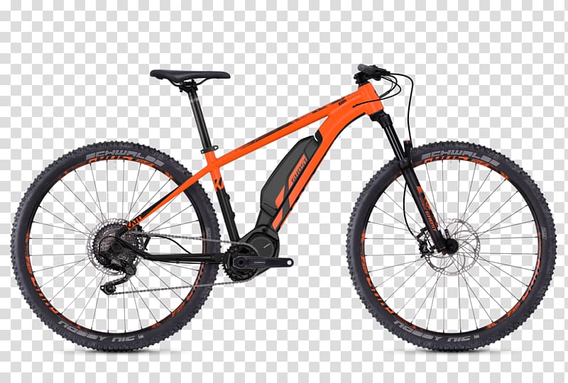 Electric bicycle Mountain bike Hardtail Shimano, Bicycle transparent background PNG clipart