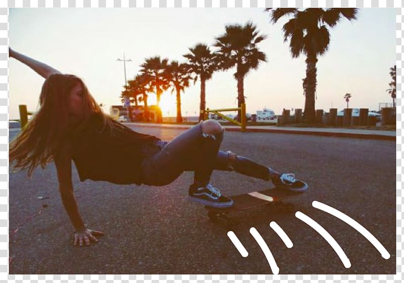 Skateboarding Woman Longboard Female, skateboard transparent background PNG clipart