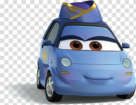 blue disney cars character
