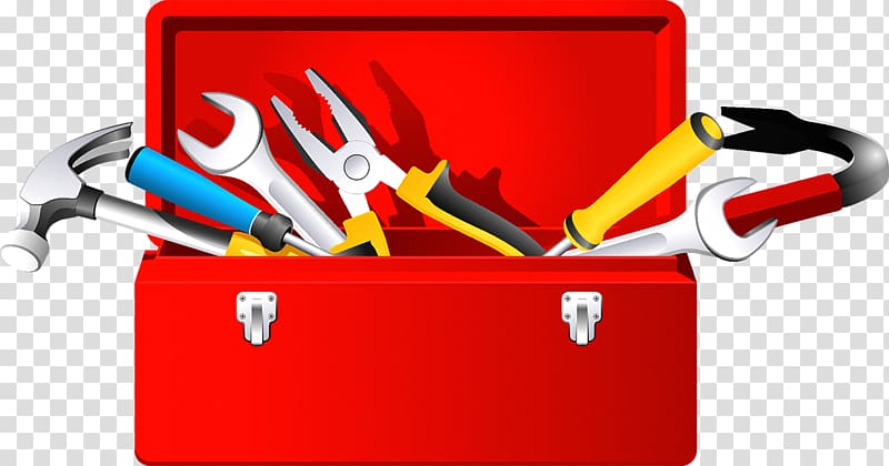 toolbox with tools , Toolbox , Toolbox transparent background PNG clipart