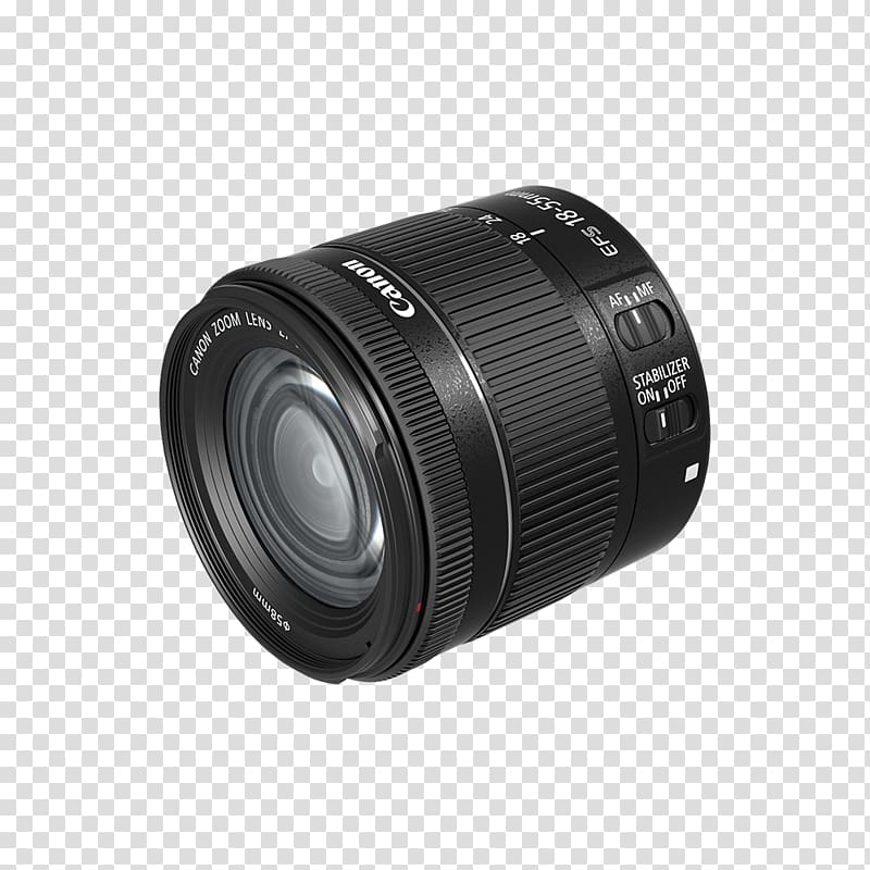 Canon EF lens mount Canon EF-S lens mount Canon EOS 77D Canon EOS 200D Canon EF-S 18–55mm lens, camera lens transparent background PNG clipart