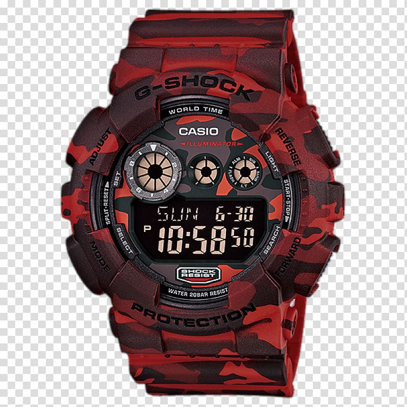 G-Shock Watch Clock Casio Movement, watch transparent background PNG clipart