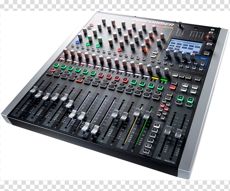 Microphone Soundcraft Spirit Si Performer 3 Audio Mixers Digital mixing console, microphone transparent background PNG clipart