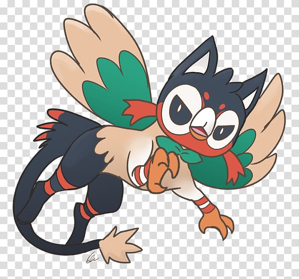 Rowlet Litten Drawing Griffin Art, others transparent background PNG clipart