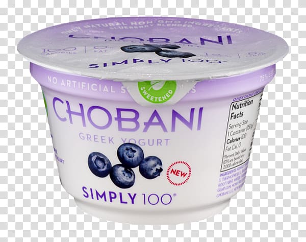 Yoghurt Cream Skyr Greek yogurt Chobani, Frozen Non Veg transparent background PNG clipart