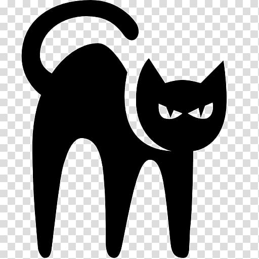 Somali cat Himalayan cat Computer Icons Black cat, black cat attack transparent background PNG clipart