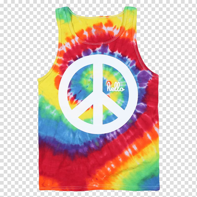 Peace symbols T-shirt Outerwear Dye, yoga kid transparent background PNG clipart