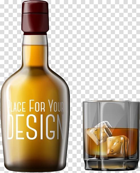American whiskey Distilled beverage Wine Scotch whisky, Cold beer transparent background PNG clipart