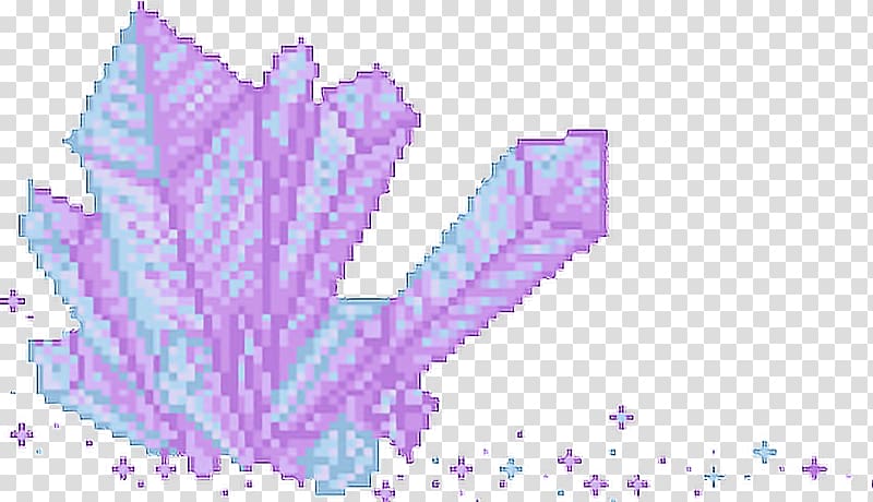 pink and blue crystal illustration, Aesthetics Pixel art, aesthetic decoration transparent background PNG clipart