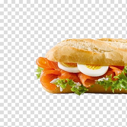 Bánh mì Smoked salmon Bocadillo Breakfast sandwich Cheeseburger, junk food transparent background PNG clipart