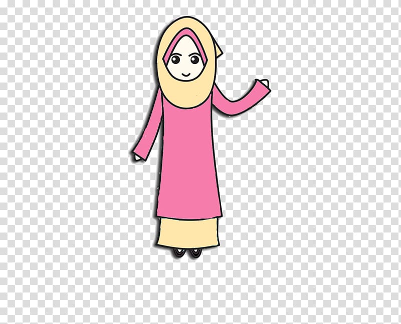 Thumb Illustration Outerwear Human behavior, MUSLIMAH transparent background PNG clipart