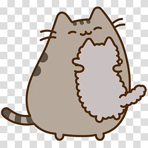 Sticker VKontakte Telegram Pusheen, pusheen cat transparent