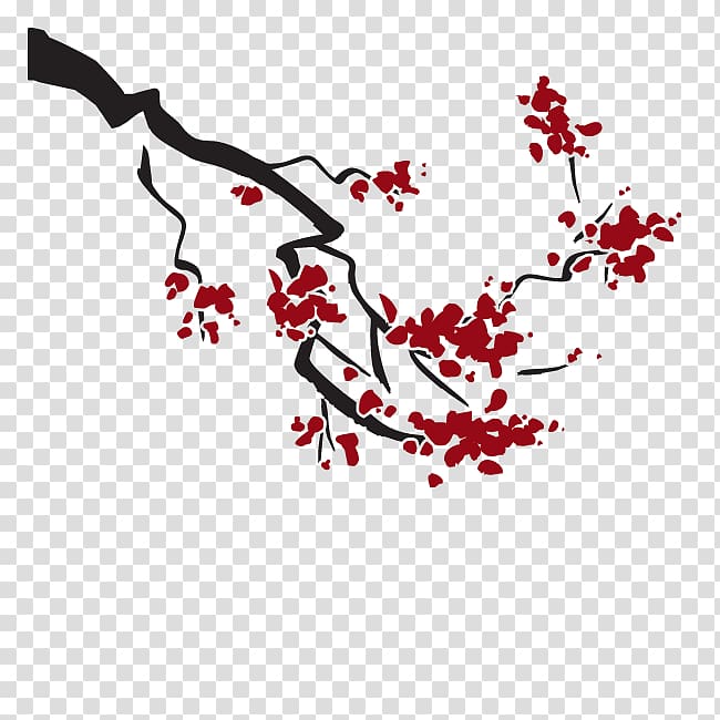 Cherry blossom Sweet Cherry Cerasus Branch, cherry blossom transparent background PNG clipart