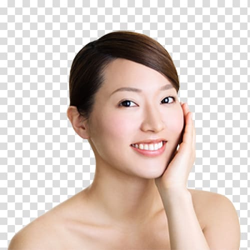 woman smiling illustration, Korean Facial Aesthetics Beauty, Face transparent background PNG clipart